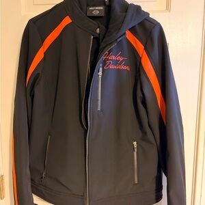 Harley-Davidson Black and Orange  women’s Jacket